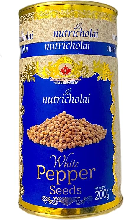 White Pepper | whole white peppercorns | 200g