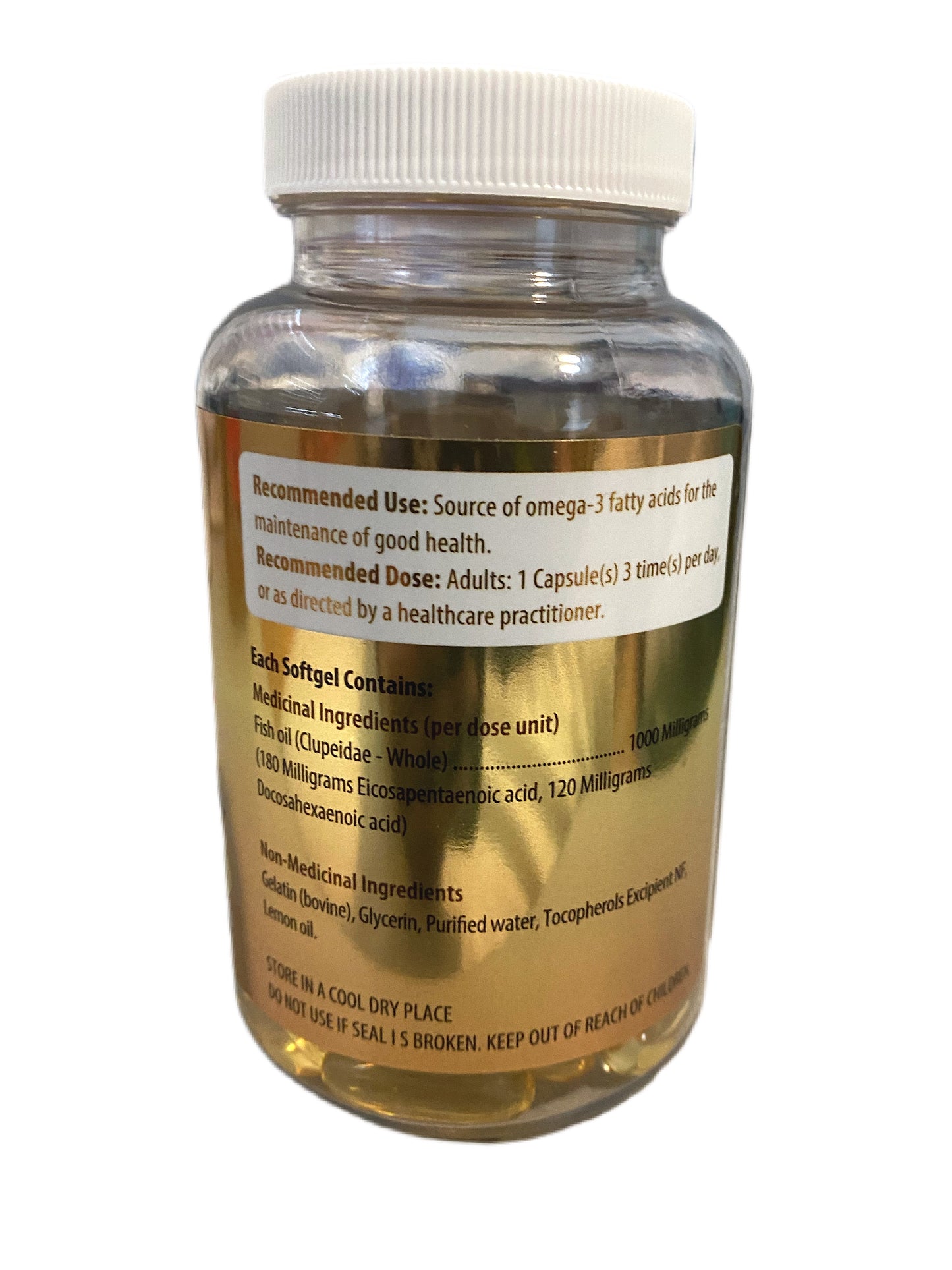 BIO-OM | Omega 3 Fish Oil | lemon flavour | 60 softgels