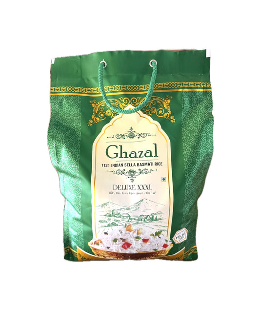 Basmati Rice | 1121 Indian Sella Basmati Rice | best basmati rice | 10lb | Ghazal Basmati Rice