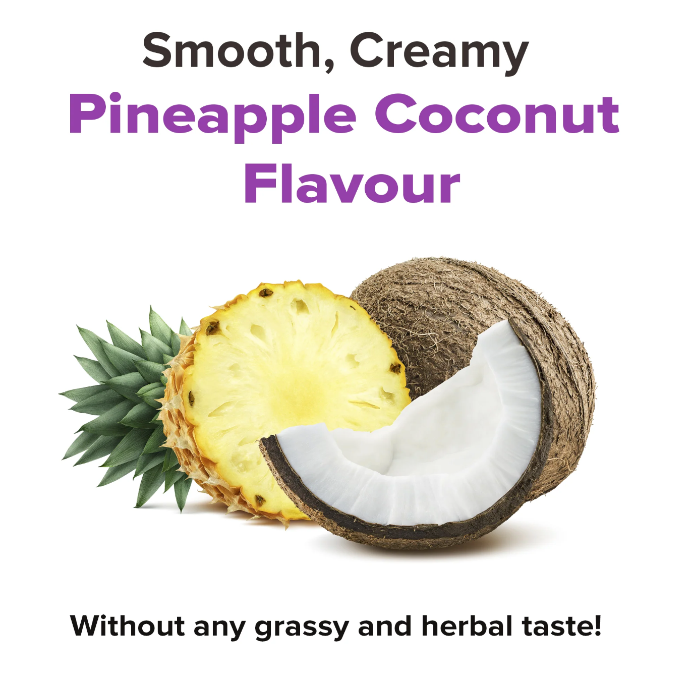 Active Greens - Greens Powder-Vitality and Brain | Pineapple and Coconut Flavour | 400g