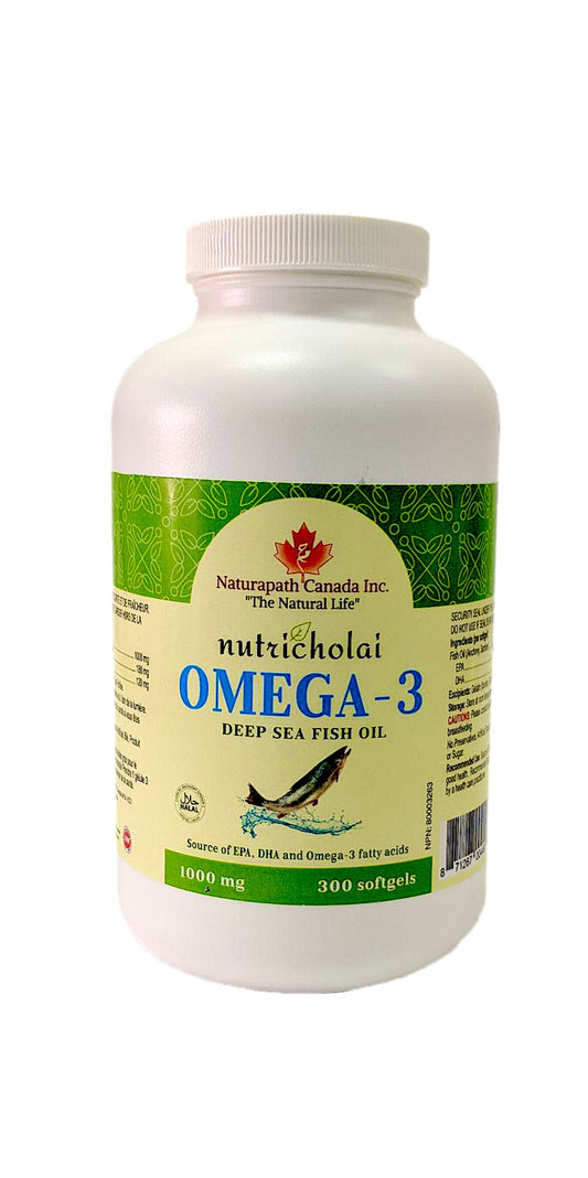 Omega 3 | Deep sea fish oil | 300 softgel | HALAL