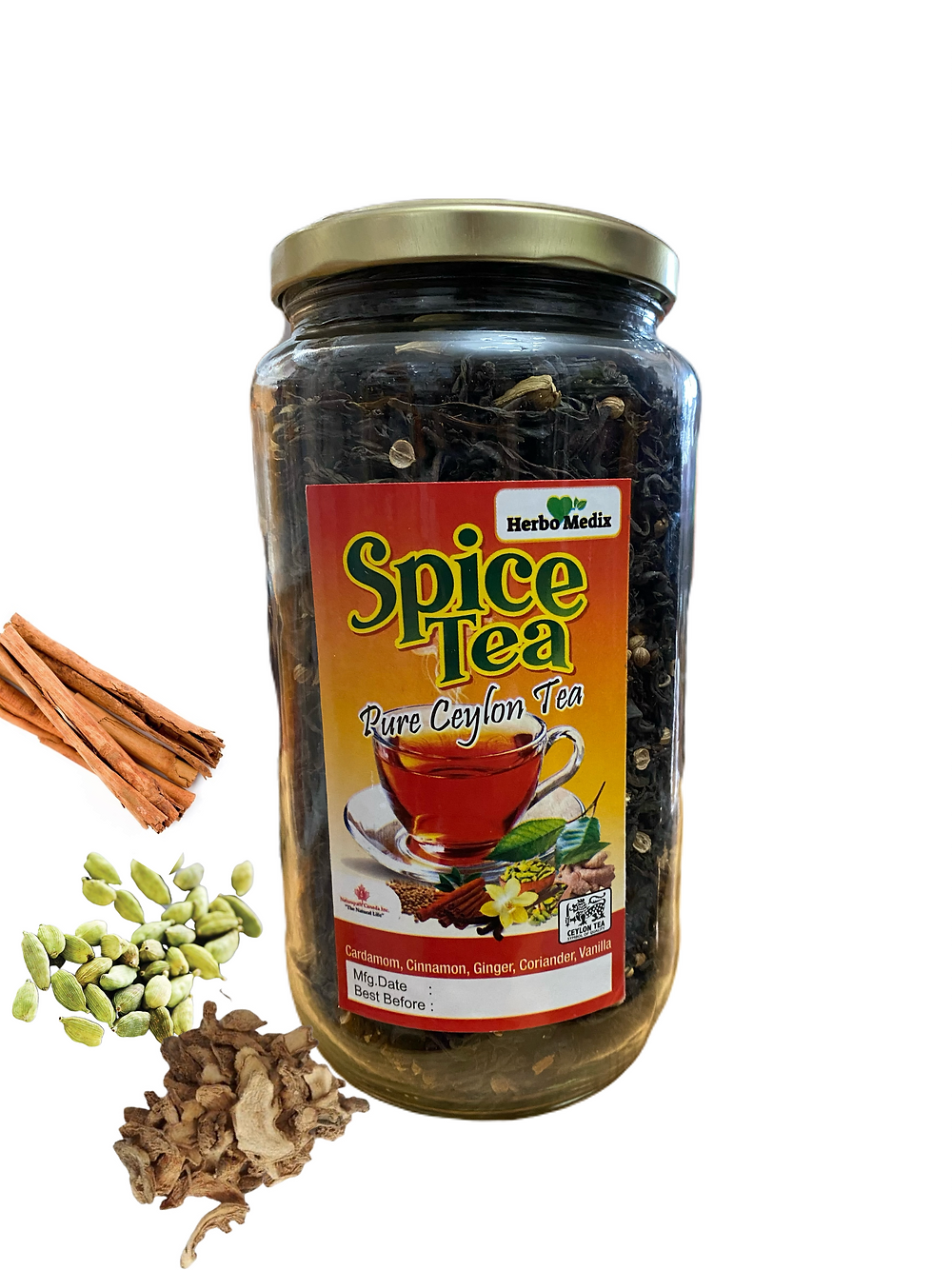 Spice Tea | 200g | மசாலா தேநீர் | Best Immune Booster | Amazing Taste | Includes cardamom, dried ginger, coriander seeds, cinnamon, and much more