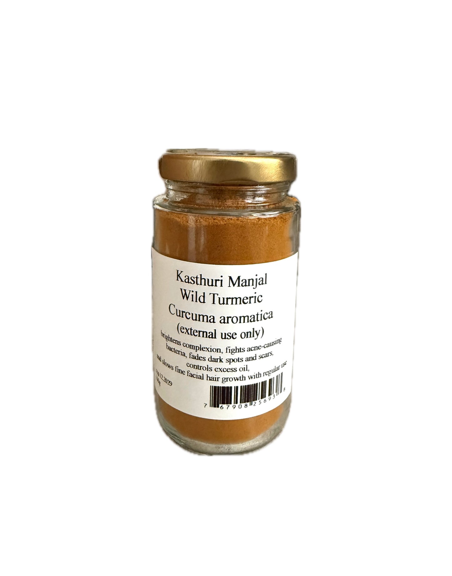 Kasthuri Manjal | Wild turmeric | Curcuma aromatica | 100g | EXTERNAL USE ONLY