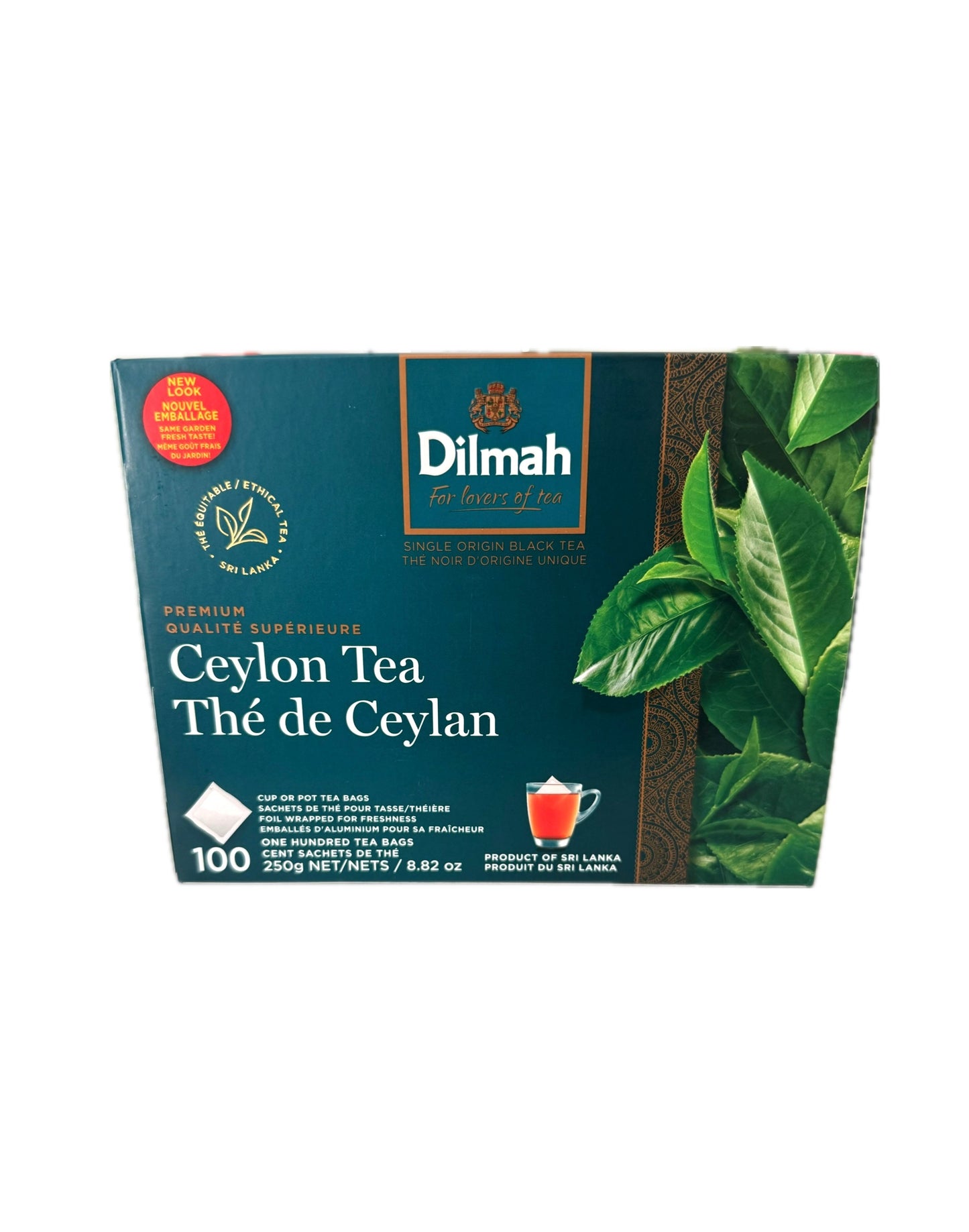 Dilmah Ceylon Tea | 100 Teabags | Premium Quality Ceylon Tea | 250g