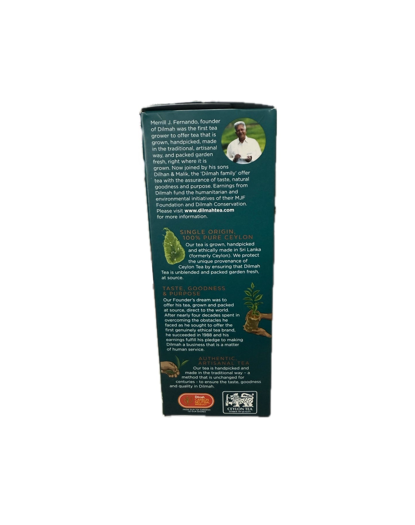 Dilmah Ceylon Tea | 100 Teabags | Premium Quality Ceylon Tea | 250g