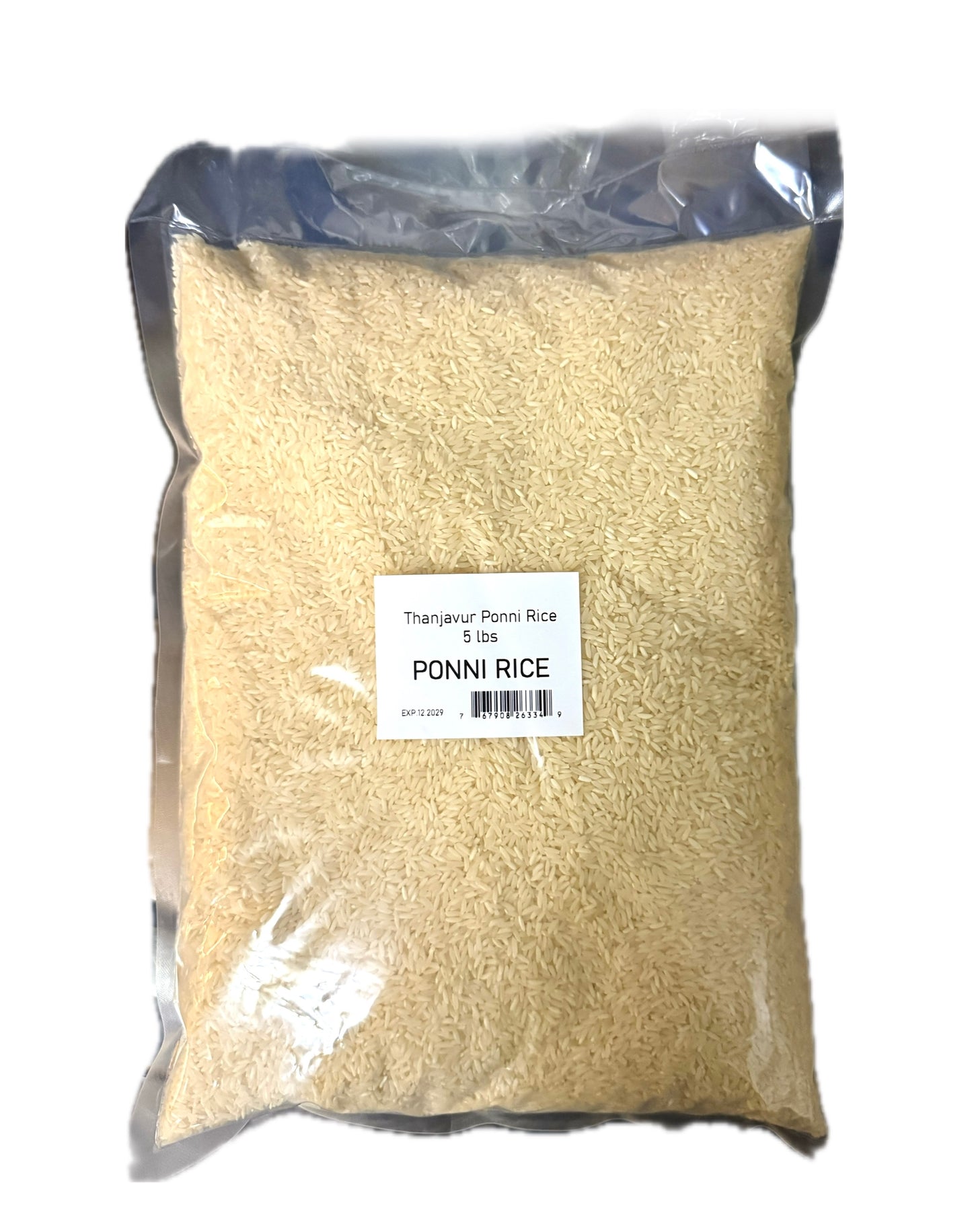 Ponni rice | Thanjavur Ponni Rice | Tanjur Ponni rice | 5 lbs | 2.26 Kg