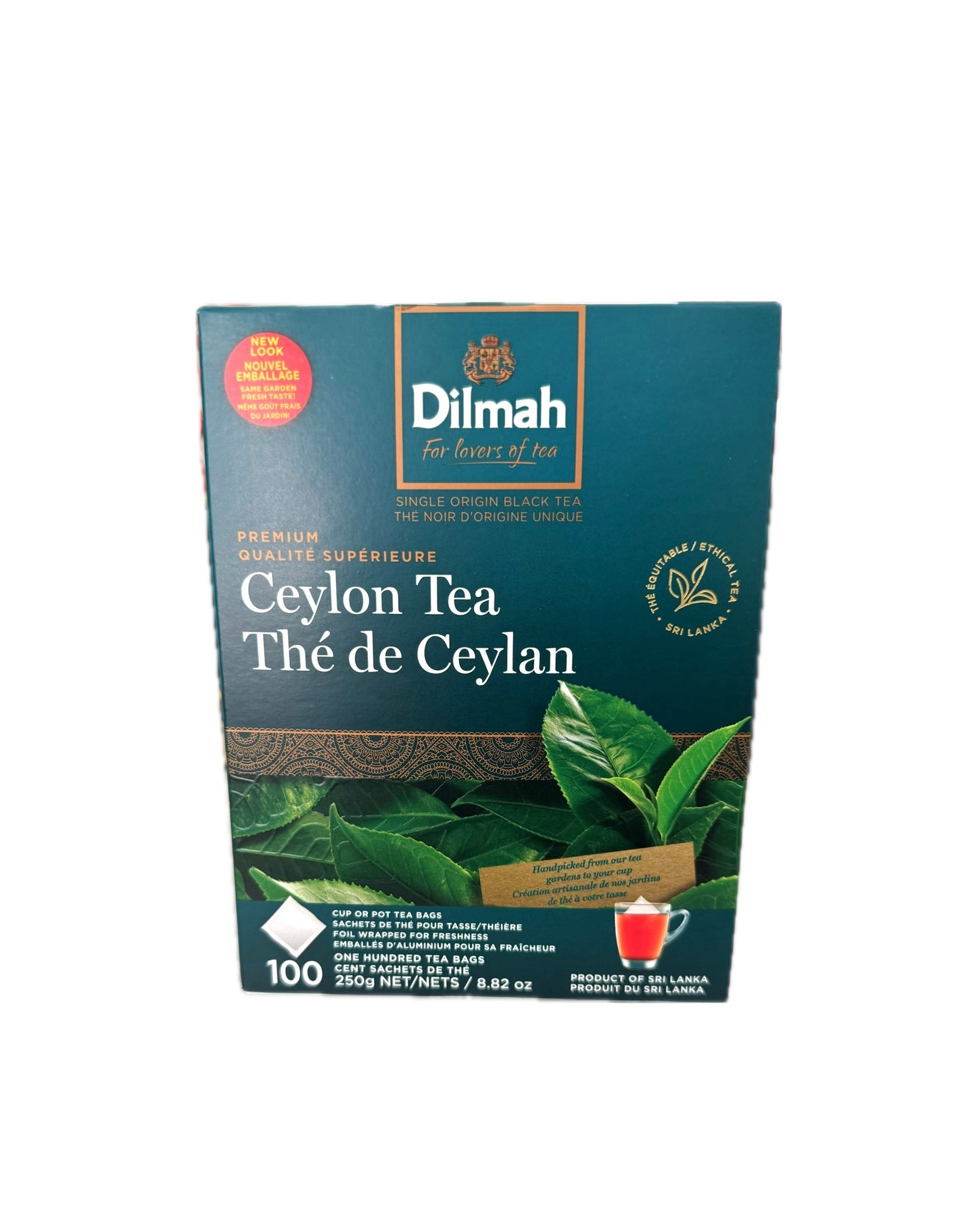 Dilmah Ceylon Tea | 100 Teabags | Premium Quality Ceylon Tea | 250g