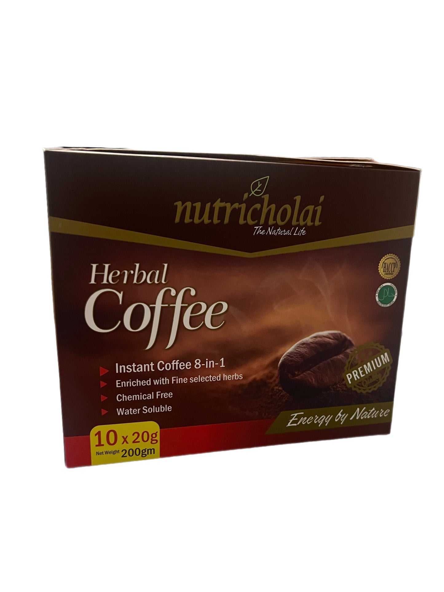 Instant Herbal Coffee | 8 in 1 | 10 Sachets in a box | 200g